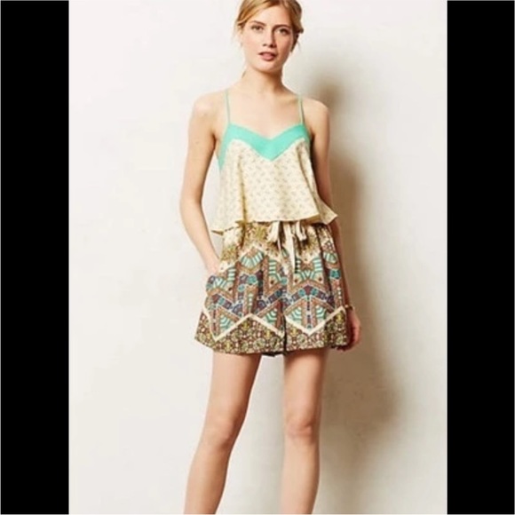 Anthropologie Elevenses Mintaka Romper Size 0 - Picture 3 of 8